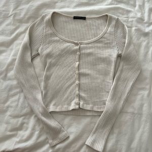 Brandy Melville Zelly Ribbed Long Sleeve Top